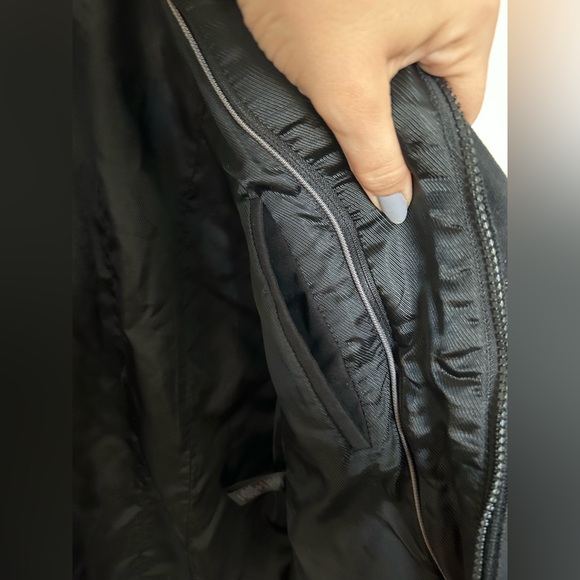 EXPRESS Men’s Heavy Weight Military Style Peacoat Black Jacket Cotton Sz Medium - Picture 8 of 9